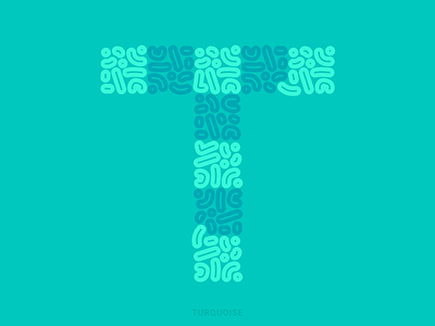 T 36daysoftype 36daysoftype2021 blue design digital illustration green illustration letter sanserif symmetry turquoise vector