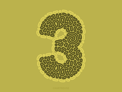 3 36daysoftype 36daysoftype2021 design digital illustration green illustration letter licor sans serif serif vector