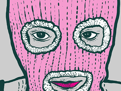 Pink Mask detail