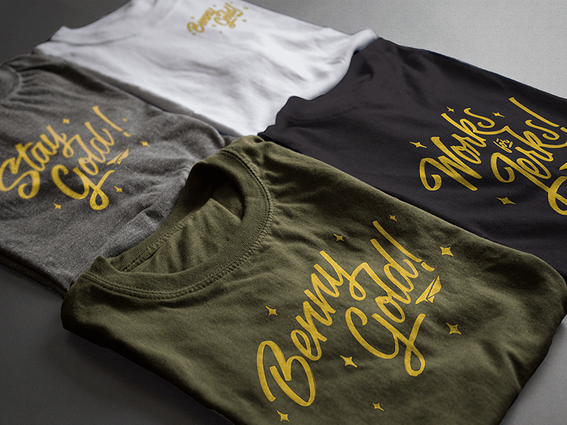 Benny Gold - Hand Lettering benny gold bennygold brushpen calligraphy design hand lettered hand lettering handlettered handlettering t shirt teeshirt tshirt