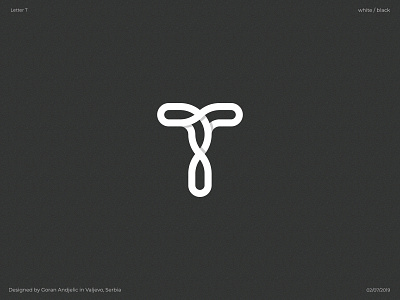 Letter T branding experiment icon identity letter logo mark minimalism monogram shape symbol typography vector