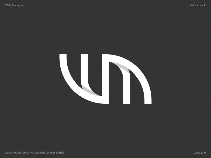 WM Monogram by Goran Andjelic on Dribbble