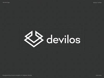 Devilos v2 branding icon illustration logo mark minimalism stacks vector