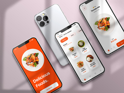 Food Apps Screen Design app design mobile design restaurant app screen design ui ux uidesign
