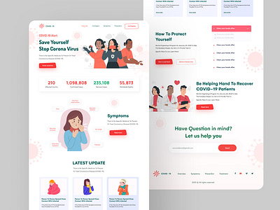 Covid 19 Website Design