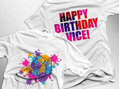 DJ Vice - T-shirt Illustration design graphic design illustration typography vector
