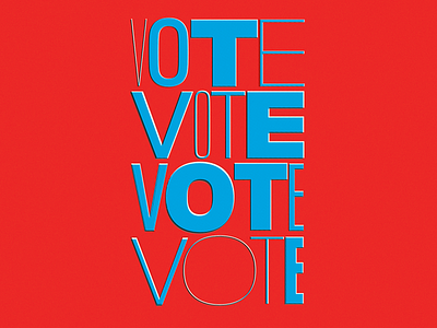 VOTE 2020 democracy type typography vote vote2020 voter voting