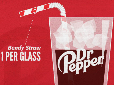 Dr Pepper Drinkographics advertising beverages dr pepper food illustration texture vector