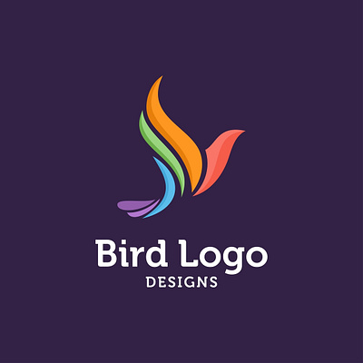 Bird Logo Designs abstract animal art background beautiful bird birds blue book business concept creative design dove eagle emblem feather fire flight fly