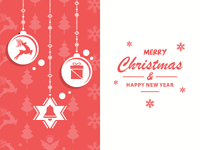 Christmas Decoration Depends On The Background   Vector Illustra