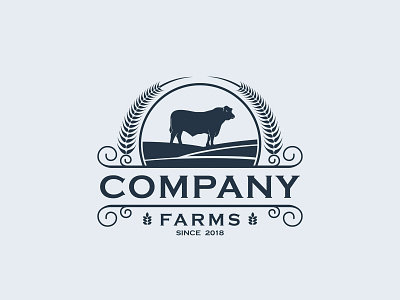 Farms agriculture animal background badge barn beef black cow dairy design element emblem farm farmer farmers farming field food fresh graphic