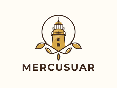 Mercusuar Logo Design Vector Template