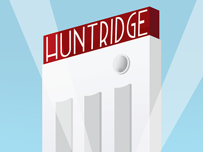 Huntridge brand identity branding identity logo logo-mark