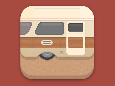 Mobile Home Flat Icon bad breaking home icon ios iphone lab meth retro scetch simple wood