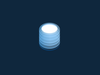 Database clean cloud data flat icon server simple