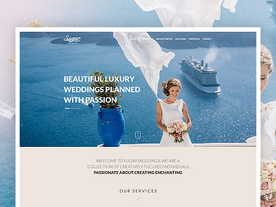 Wedding : Website Design award winning agency digital agnecy landing page ui user experience user interface ux visual design wedding style wedding website design