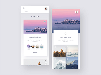 Traveling app ui concept app clean design flat ios mobile travel typography ui ux white