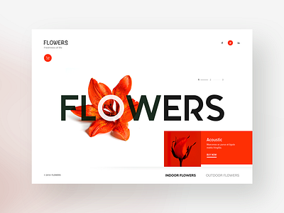 Flowers eShop : e-commerce website design