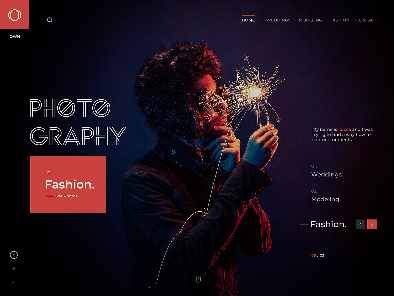 Personal Photography Website Designs, Themes, Templates And ...