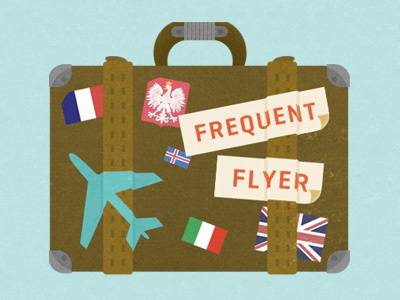 Luggage badge glindon illustration luggage