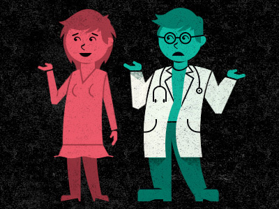 Doc characters doctor glindon illustration infographic
