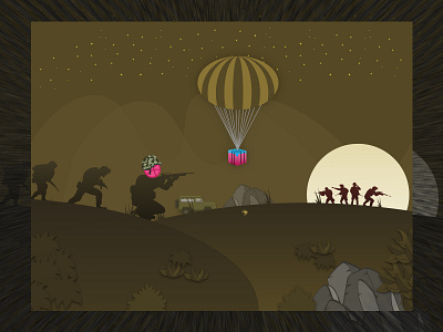 Pubg Player battlegrounds creation design dribbble game hot drop illustration illustrator military base mirimar players pubg soldiers