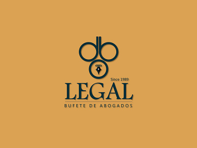 DBO Legal logo advocate attorney law attractive brand identity branding business court courthouse courtroom dribbble illustration ink law lawyer logo legal adviser legal office logo logo design power typography