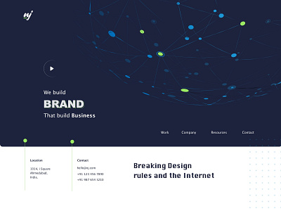 Brand and Product Agency Website Concept analytic animation branding branding agency daily ui design development digital art illustration landing page layout marketing minimal motion product service app software ui ux web