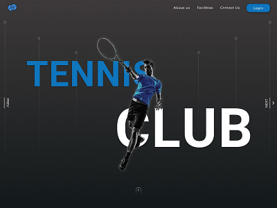 Tennis Club atpc ball banner branding club design illustration landing page minimal racquet sports table tennis team tennis tennis ball tennis player tournament typography ui ux