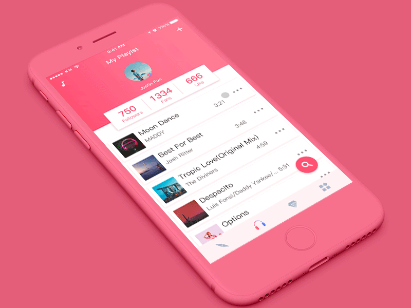Daily_UI_1 color interface music ui