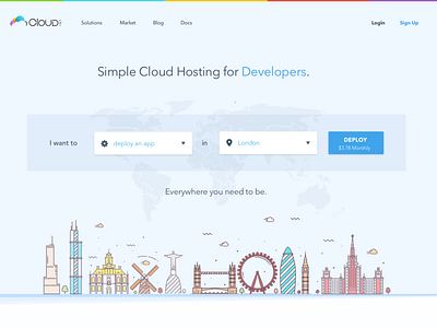 CloudMatch Website Layout design interface design ui ux web
