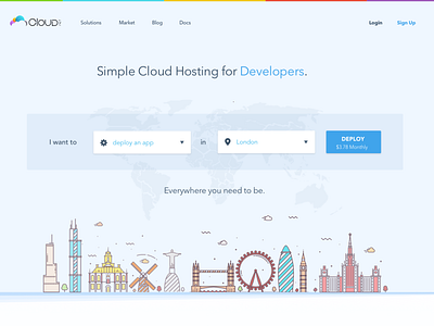 CloudMatch Website Layout