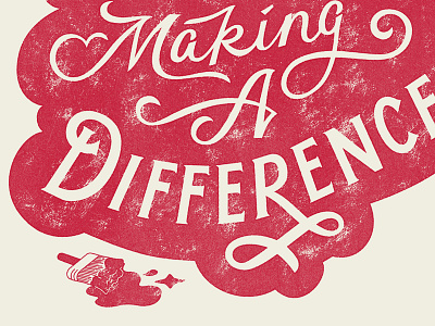 Volunteer Day shirt WIP egyptian hand lettering lettering script vector