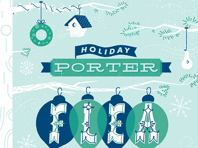 Holiday Porter Flea Poster // Detail