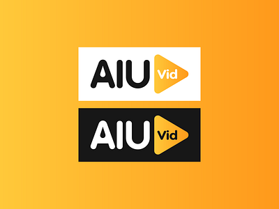 AIU Vid Logo 2019 ai design logo video platform