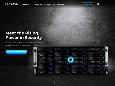 Cubitech website redesign