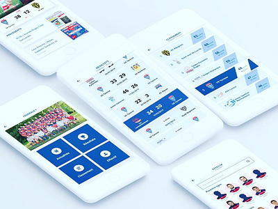 UX UI Club Sport App Concept app concept design mobile rugby ui ux