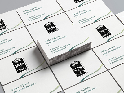 Business Cards Savon des Hadets busines card contact contact card design illustration logo