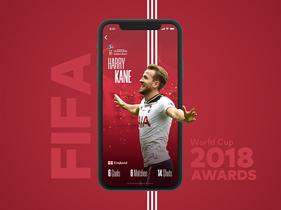 FIFA WC 2018 App Concept design fifa football iphone x design iphonex ui ui design visual design world cup