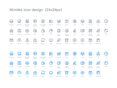 4kmiles icons