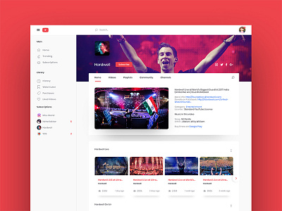 YouTube redesign redesign webui youtube