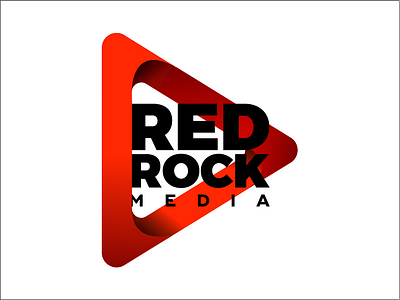 Red Rock Media brand design illustration logo logo design webdevity