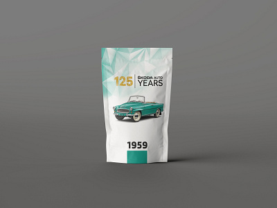 Packaging Design for Skoda - 125 Years candy design packaging packaging design skoda
