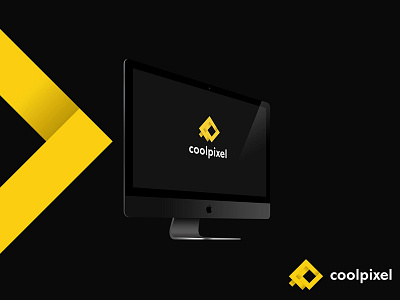 CoolPixel Logo branding design logo web