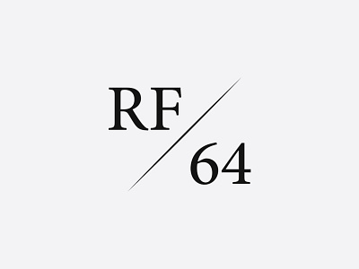 Logo RF 64 design logo new