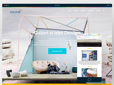 Website design colours design responsive website