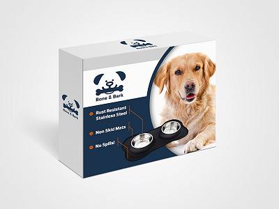 Packaging design - box pet product box design dog packaging pet product