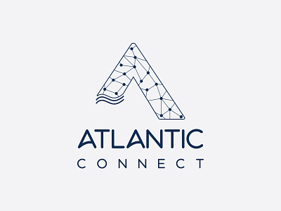 Atlantic Connect Logo atlantic business concept connection logo