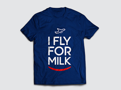 T-shirt Design Danone Milk Fly danone design milk tshirt