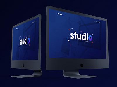 Studio, new concept, website design concept studio web design